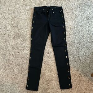 Scotch & Soda black skinny jeans. Size 27/32. Low rise.